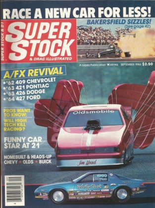 SUPER STOCK 1986 SEPT - A/FXs, RUBLE, VAN STRATEN, AUSTIN, GREENHAM